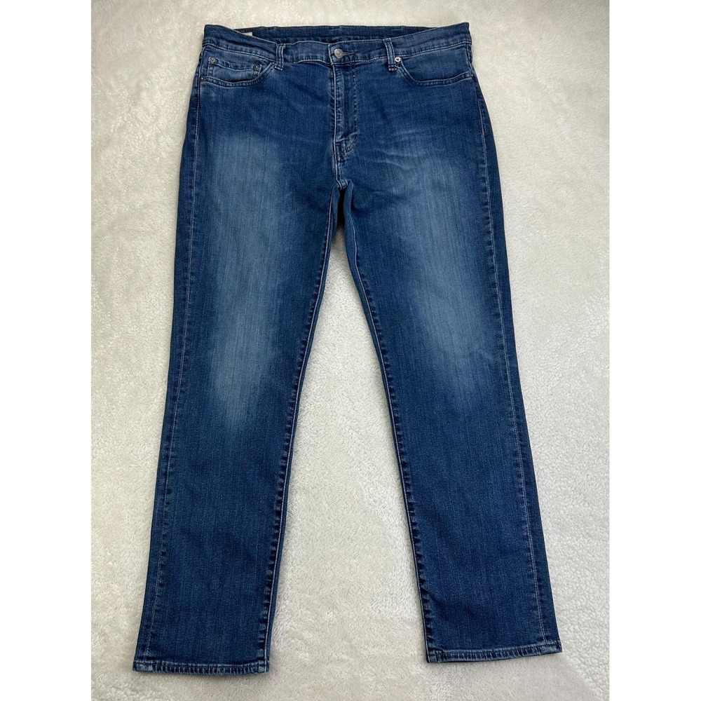 Levi's Premium 511 Straight Jeans Mens 38x32 Medium Wash Blue Denim Everyday